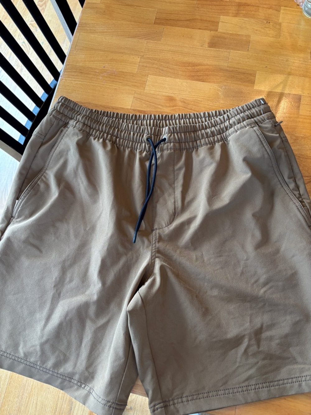 Men's Athletic Drawstring Shorts - Brown